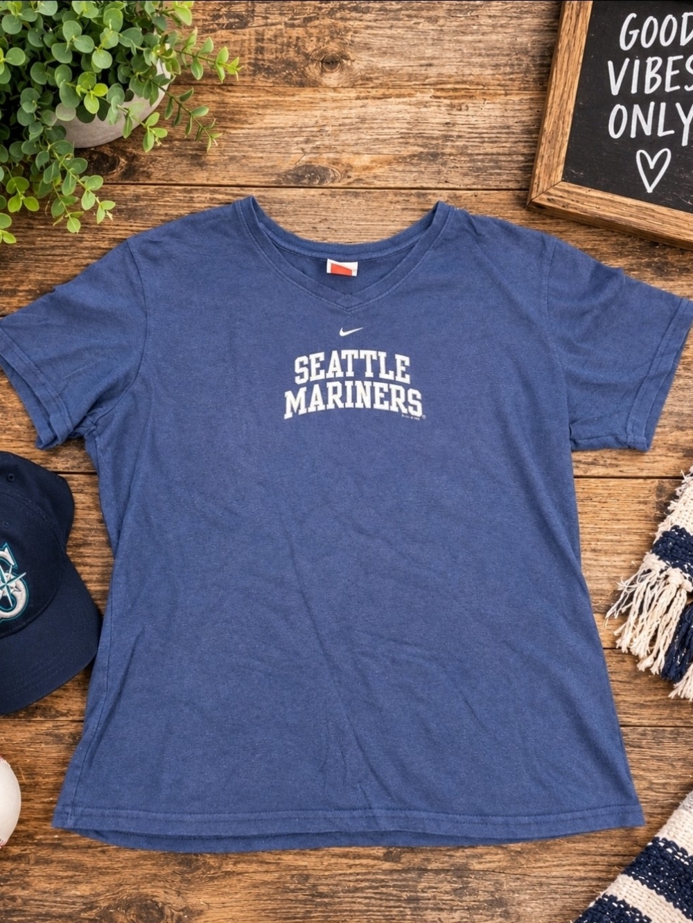 Nike Blue Seattle Mariners Short-Sleeve Tee